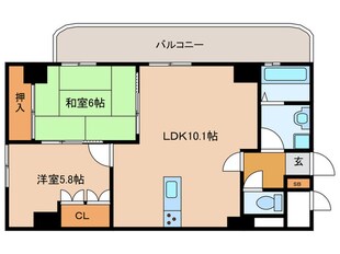 Ｍｓ　ＣｏｕｒｔⅡの物件間取画像